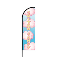 Cotton Candy Flex Banner Flag - 14 (Single Sided)