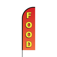 Food Flex Banner Flag - 14 (Single Sided)