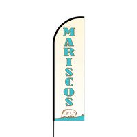 Mariscos Flex Banner Flag - 14 (Single Sided)