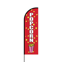 Popcorn Flex Banner Flag - 14 (Single Sided)