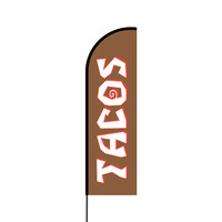 Tacos Flex Banner Flag - 14 (Single Sided)
