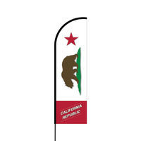 California Republic Flex Banner Flag - 14 (Single Sided)