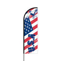 USA Flex Banner Flag - 14 (Single Sided)