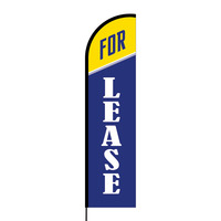 For Lease Flex Banner Flag - 16 (Single Sided)