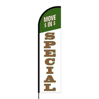 Move in Special Flex Banner Flag - 16ft (Single Sided)