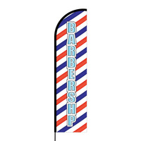 Barbershop Flex Banner Flag - 16ft (Single Sided)
