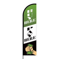 Buy Here Pay Here Flex Banner Flag - 16ft (Single Sided)