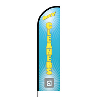 Dry Cleaners Flex Banner Flag - 16ft (Single Sided)
