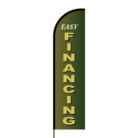 Easy Financing Flex Banner Flag - 16ft (Single Sided)