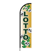 Lotto Flex Banner Flag - 16ft (Single Sided)