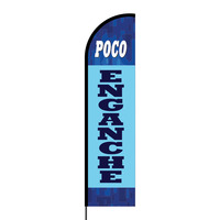 Poco Enganche Flex Banner Flag - 16ft (Single Sided)