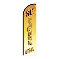 Se Compra Oro Flex Banner Flag - 16ft (Single Sided)