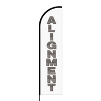 Alignment Flex Banner Flag - 16ft (Single Sided)