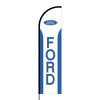 Ford Flex Banner Flag - 16ft (Single Sided)
