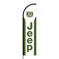 Jeep Flex Banner Flag - 16ft (Single Sided)