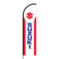 Suzuki Flex Banner Flag - 16ft (Single Sided)
