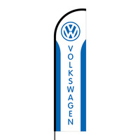 Volkswagen Flex Banner Flag - 16ft (Single Sided)