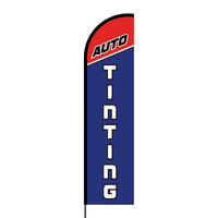 Auto Tinting Flex Banner Flag - 16ft (Single Sided)