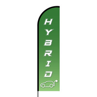 Hybrid Flex Banner Flag - 16ft (Single Sided)