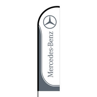 Mercedes Benz Flex Banner Flag - 16ft (Single Sided)
