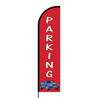 Parking Flex Banner Flag - 16ft (Single Sided)