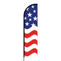 American Flex Banner Flag - 16ft (Single Sided)