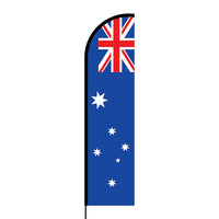 Australian Flex Banner Flag - 16ft (Single Sided)