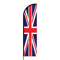Union Jack Flex Banner Flag - 16ft (Single Sided)
