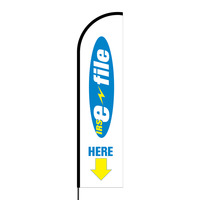 eFile Flex Banner Flag - 16ft (Single Sided)