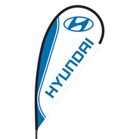 Hyundai Flex Blade Flag - 09' Single Sided