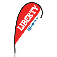 Liberty Tax Service Flex Blade Flag - 09' Single Sided