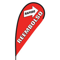Reembolso Rapido Flex Blade Flag - 09' Single Sided