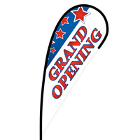 Grand Opening Flex Blade Flag - 12'