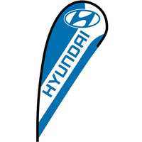 Hyundai Flex Blade Flag - 12'