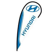 Hyundai Flex Blade Flag - 12'