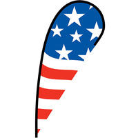 American Flex Blade Flag - 12'