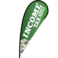 Income Tax Service Flex Blade Flag - 12'