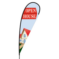 Open House Flex Blade Flag - 15'