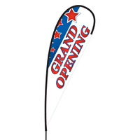 Grand Opening Flex Blade Flag - 15'