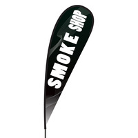 Smoke Shop Flex Blade Flag - 15'