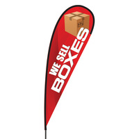 We Sell Boxes Flex Blade Flag - 15'