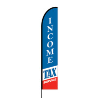 Tax Promo Flex Banner EVO Flag Single Sided Print