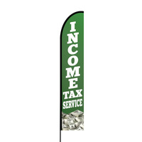 Tax Promo Flex Banner EVO Flag Single Sided Print