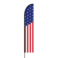 American Flag Print 2 Flex Banner EVO Flag Single Sided Print
