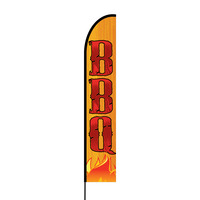 BBQ Flex Banner EVO Flag Single Sided Print