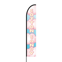 Cotton Candy Flex Banner EVO Flag Single Sided Print