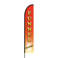 Funnel Cakes Flex Banner EVO Flag Single Sided Print