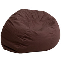 Brown Fabric kids bean bag