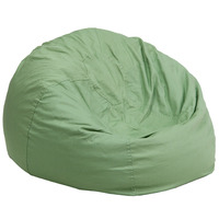 Green Fabric kids bean bag