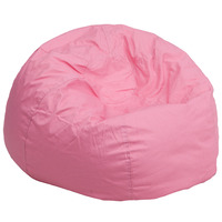 Pink Fabric kids bean bag